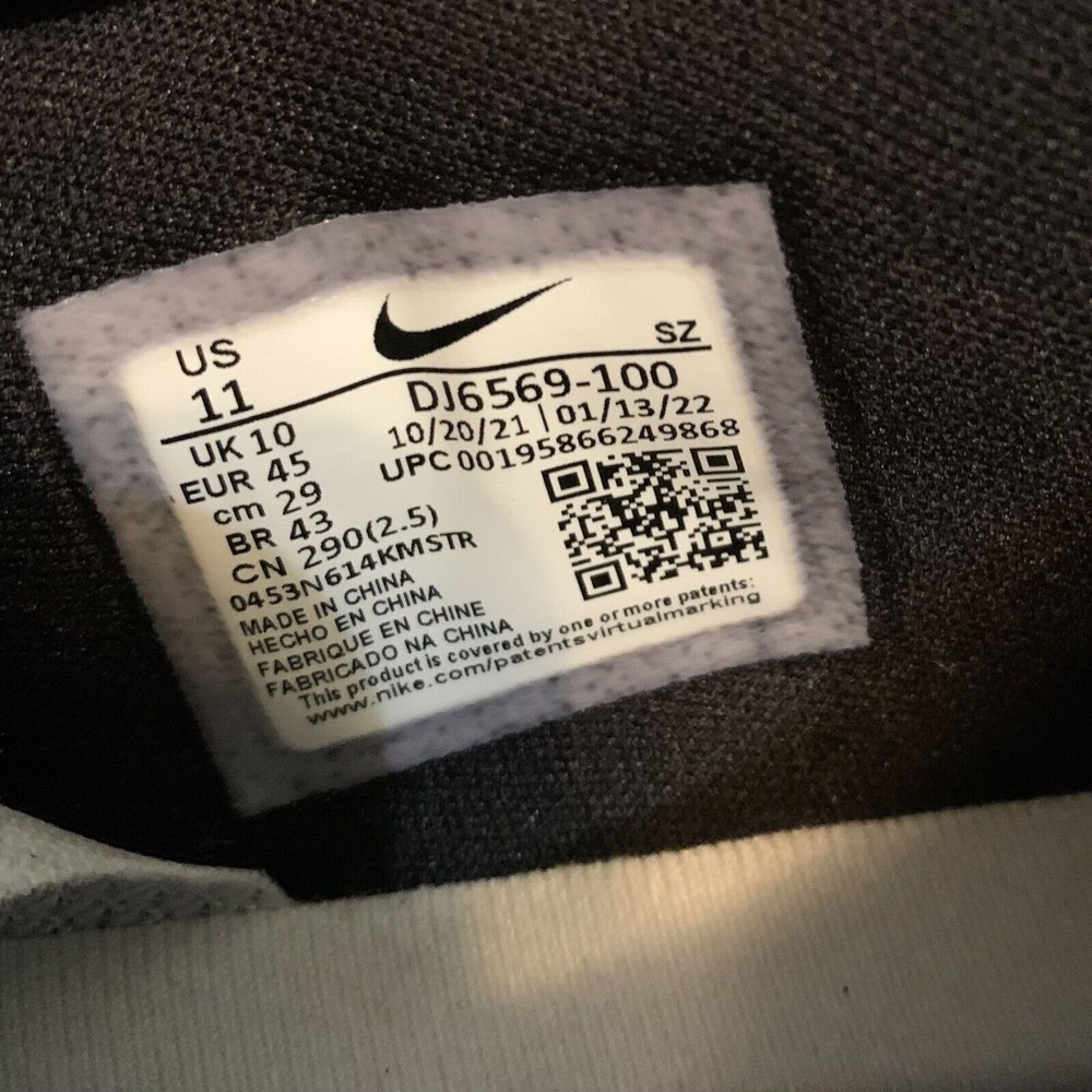 Nike Air Zoom Victory Tour 2 Golf Shoes Sneakers White DJ6573-100 Men’s Size 11 - Picture 8 of 8